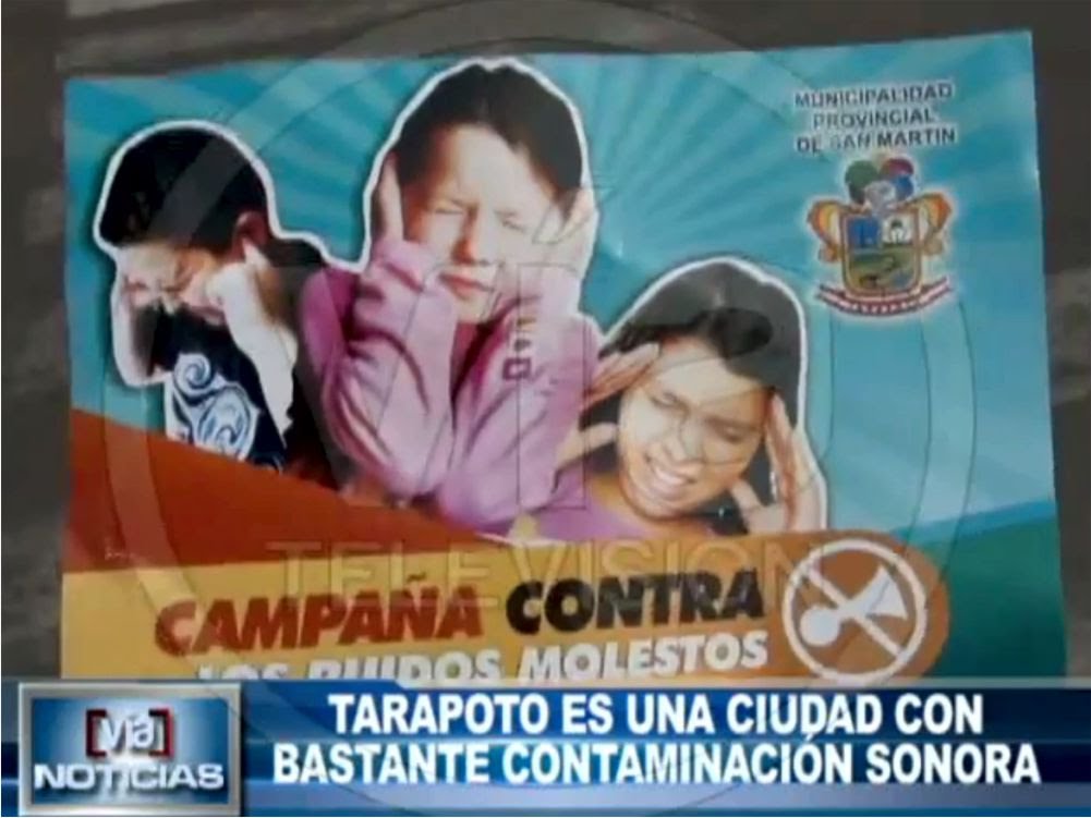 Tarapoto es una ciudad con bastante contaminación sonora Tarapoto es una ciudad con bastante contaminación sonora