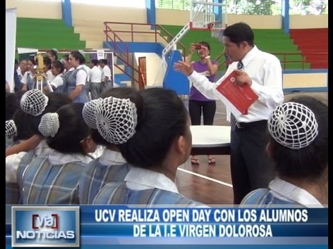 UCV realiza open day con los alumnos  de la I.E Virgen Dolorosa