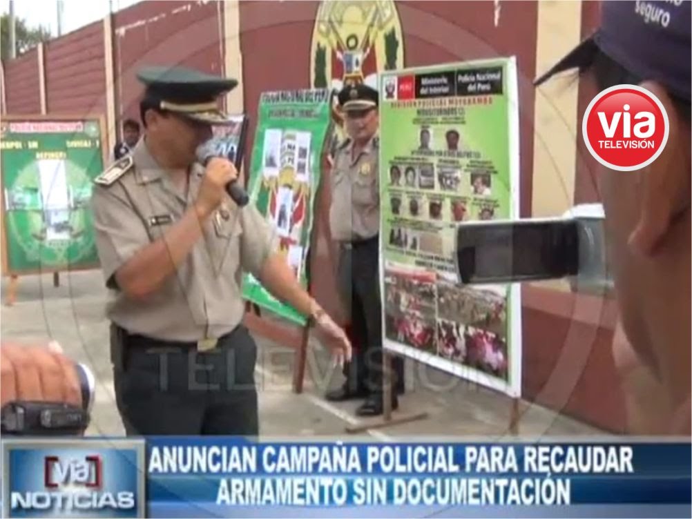 Anuncian campaña policial para incautar armamento sin documentación Anuncian campaña policial para incautar armamento sin documentación