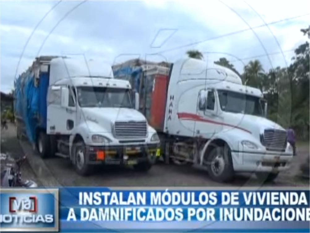 Instalan módulos de vivienda a damnificados por inundaciones