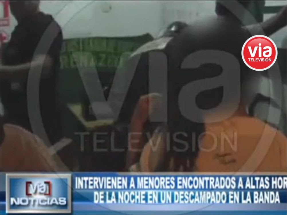 Menores fueron encontrados a altas horas de la noche en un descampado de La Banda Menores fueron encontrados a altas horas de la noche en un descampado de La Banda