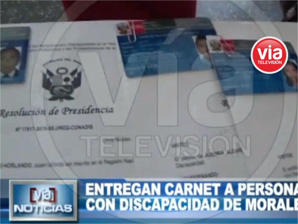 Morales: Entregan carnet a personas con discapacidad