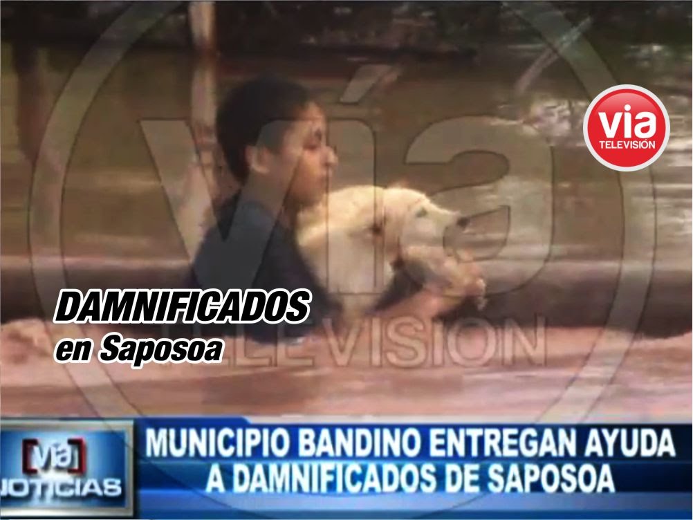 Municipio Bandino entrega ayuda a damnificados de Saposoa
