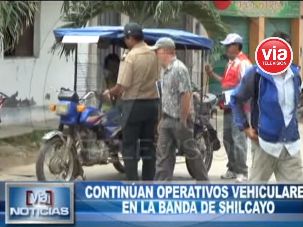Continúan operativos vehiculares en la Banda de Shilcayo Continúan operativos vehiculares en la Banda de Shilcayo