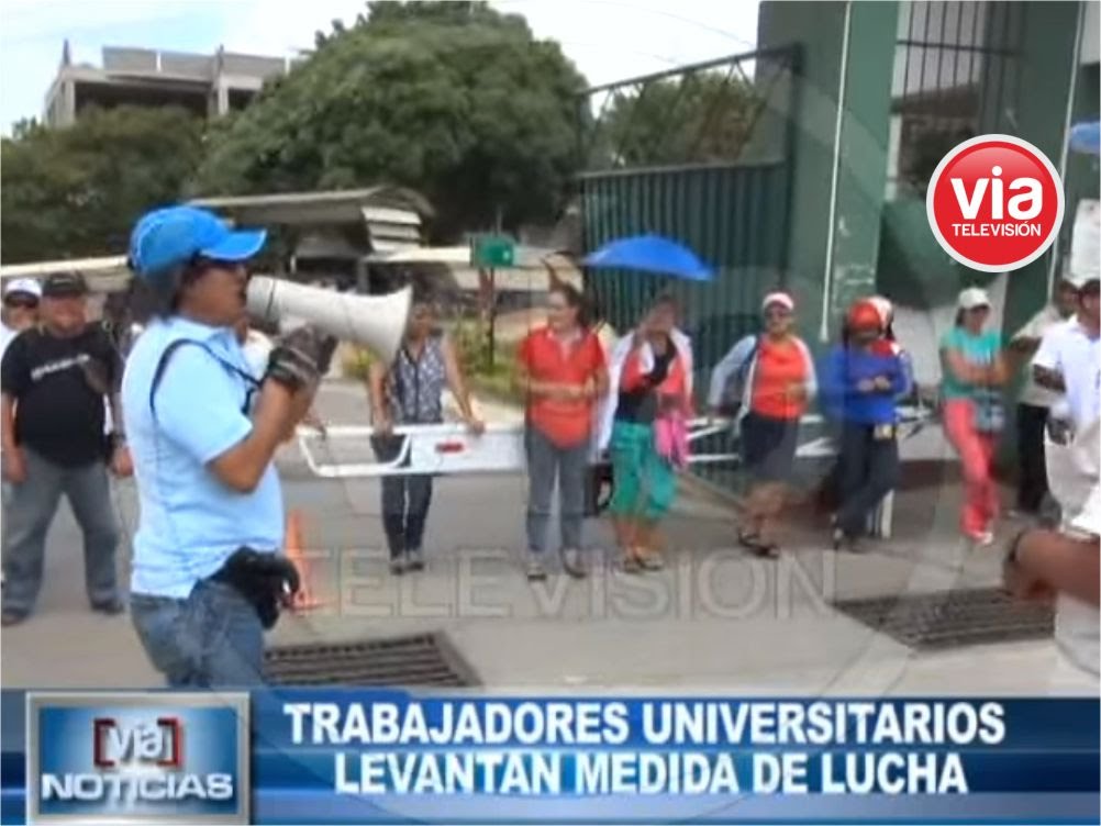 Trabajadores universitarios levantan medida de lucha Trabajadores universitarios levantan medida de lucha