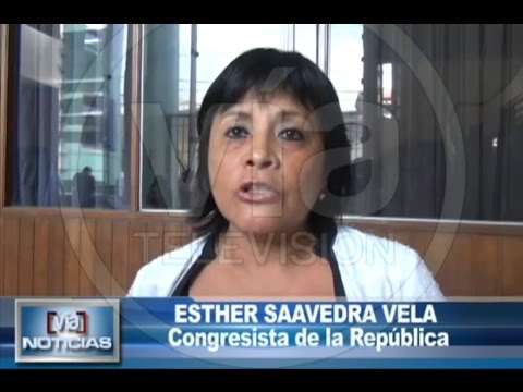 Congresista Saavedra niega aprovecharse de semana de representación Congresista Saavedra niega aprovecharse de semana de representación