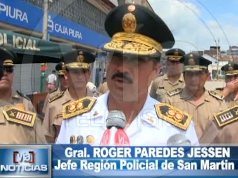 General Roger Paredes Jessen fue ratificado como jefe de la región Policial General Roger Paredes Jessen fue ratificado como jefe de la región Policial