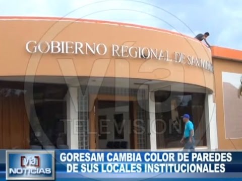 GORESAM cambia color de las paredes de sus locales institucionales GORESAM cambia color de las paredes de sus locales institucionales