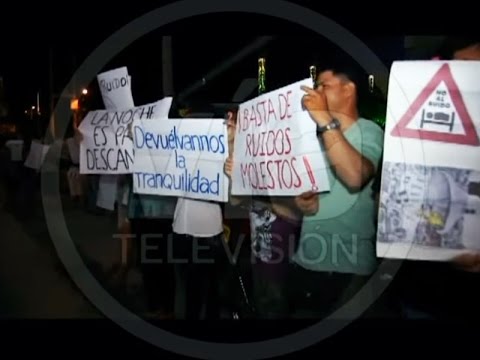 Vecinos de discoteca “Pachanga” protestan por ruidos molestos Vecinos de discoteca “Pachanga” protestan por ruidos molestos