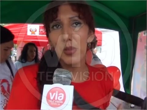Comunidad transexual realiza campaña de despistaje de VIH Comunidad transexual realiza campaña de despistaje de VIH