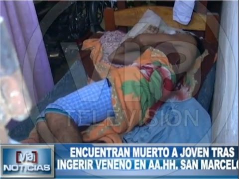 Encuentran muerto a joven tras ingerir veneno en AA.HH. San Marcelo Encuentran muerto a joven tras ingerir veneno en AA.HH. San Marcelo