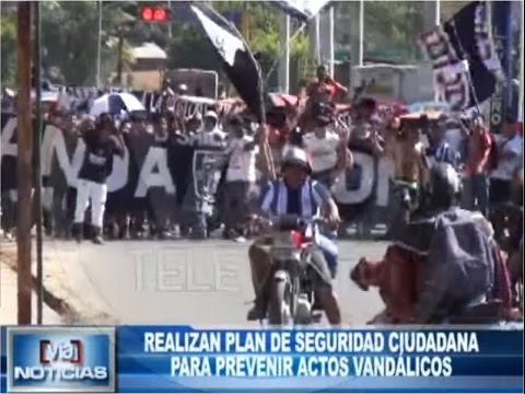 Realizan plan de seguridad ciudadana para prevenir actos vandálicos Realizan plan de seguridad ciudadana para prevenir actos vandálicos