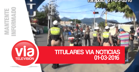TITULARES MARTES 01 DE MARZO DEL 2016 TITULARES MARTES 01 DE MARZO DEL 2016