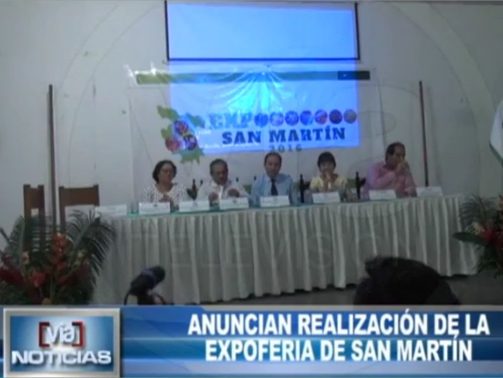 Anuncian realización de la expoferia de San Martín Anuncian realización de la expoferia de San Martín
