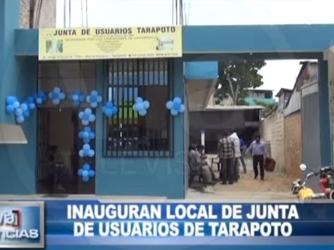 Inauguran local de junta de usuarios de Tarapoto