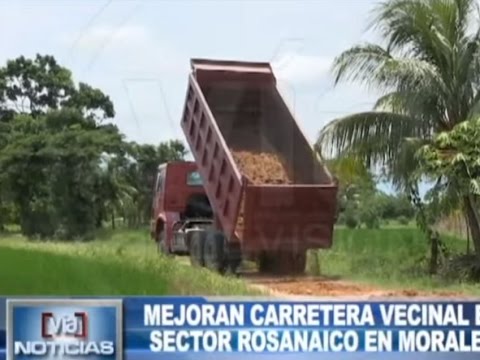 Mejoran carretera vecinal en sector rosanaico en Morales Mejoran carretera vecinal en sector rosanaico en Morales