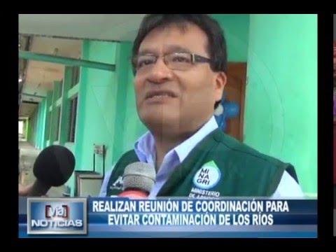 Realizan reunión de coordinación para evitar contaminación de los ríos