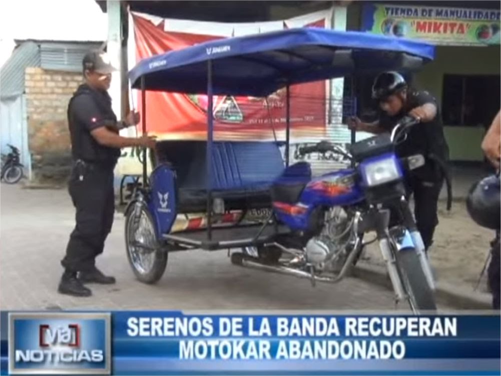 Serenos de La Banda recuperan motokar abandonado