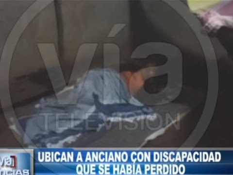 Ubican a anciano con discapacidad que se había perdido Ubican a anciano con discapacidad que se había perdido