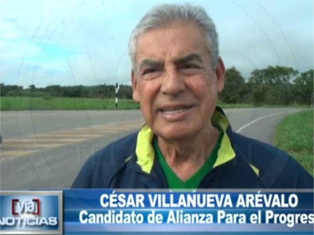 Crónica del día electoral del candidato César Villanueva Arévalo Crónica del día electoral del candidato César Villanueva Arévalo