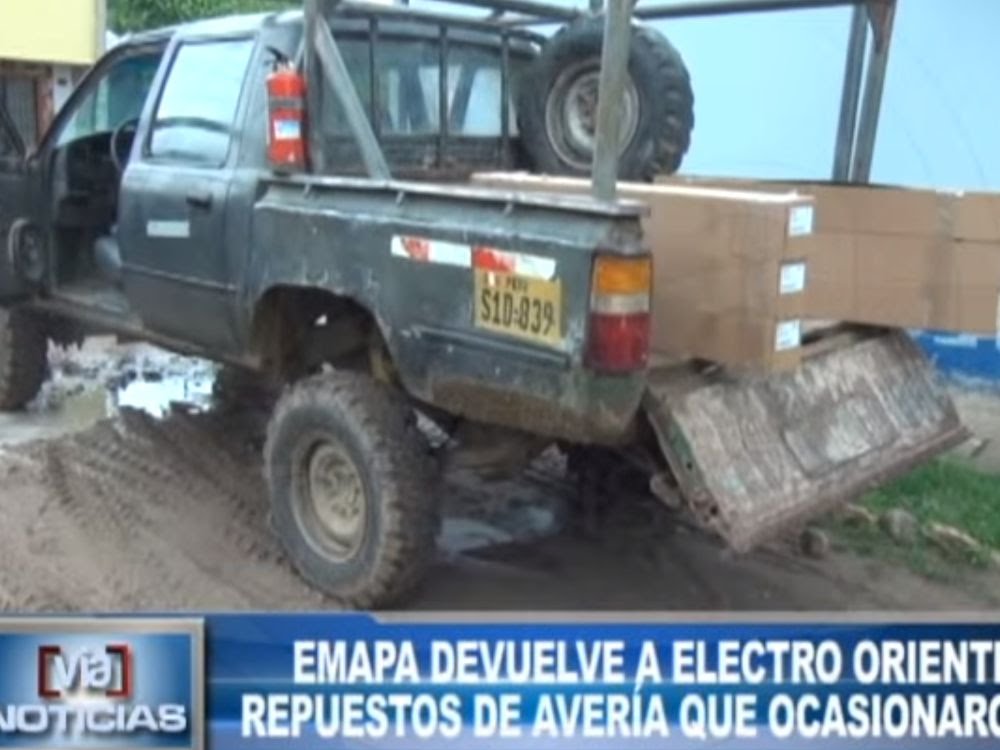 EMAPA devuelve a Electro Oriente repuestos de avería que ocasionaron EMAPA devuelve a Electro Oriente repuestos de avería que ocasionaron