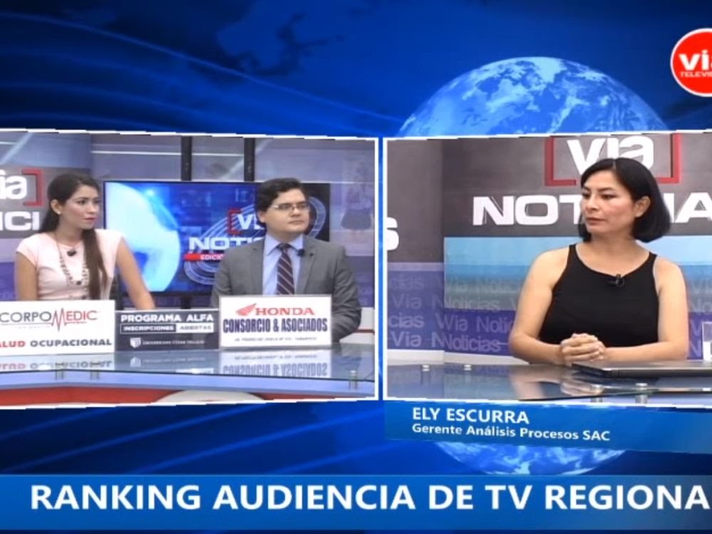 Entrevista Analisis y Procesos SAC – Ranking Audiencia de TV en San Martín