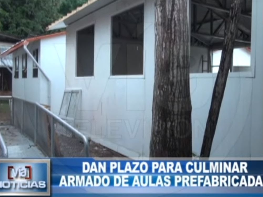 I.E Jiménez: Dan diez días de plazo para culminar armado de aulas prefabricadas I.E Jiménez: Dan diez días de plazo para culminar armado de aulas prefabricadas