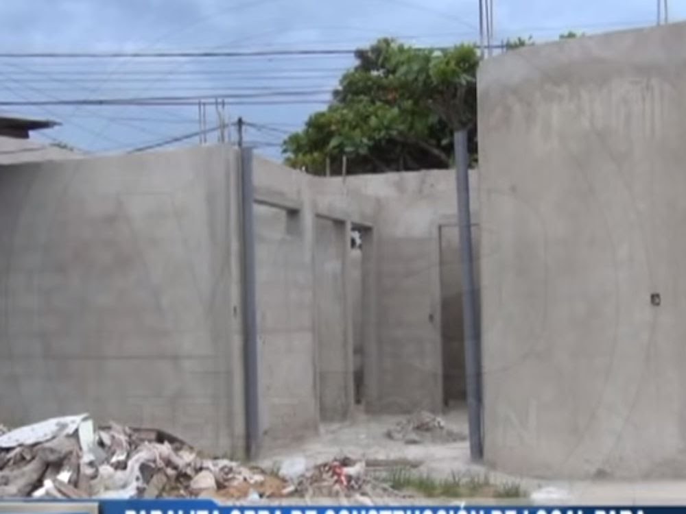 Paraliza obra de construcción de local para las personas de la tercera edad en Morales Paraliza obra de construcción de local para las personas de la tercera edad en Morales