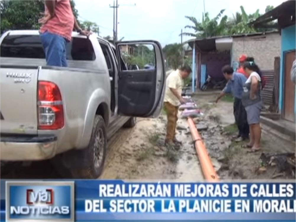 Realizarán mejoras en calles del sector la planicie en Morales Realizarán mejoras en calles del sector la planicie en Morales