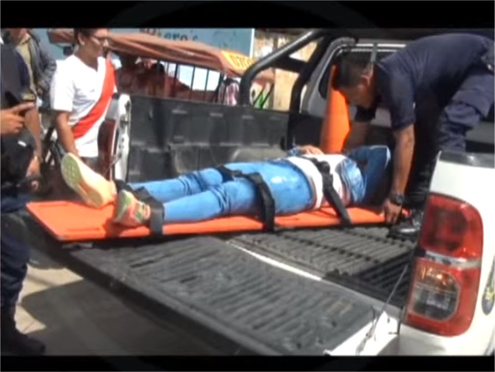 Tarapoto: Accidente de tránsito deja dos heridos en el jirón Lima Tarapoto: Accidente de tránsito deja dos heridos en el jirón Lima