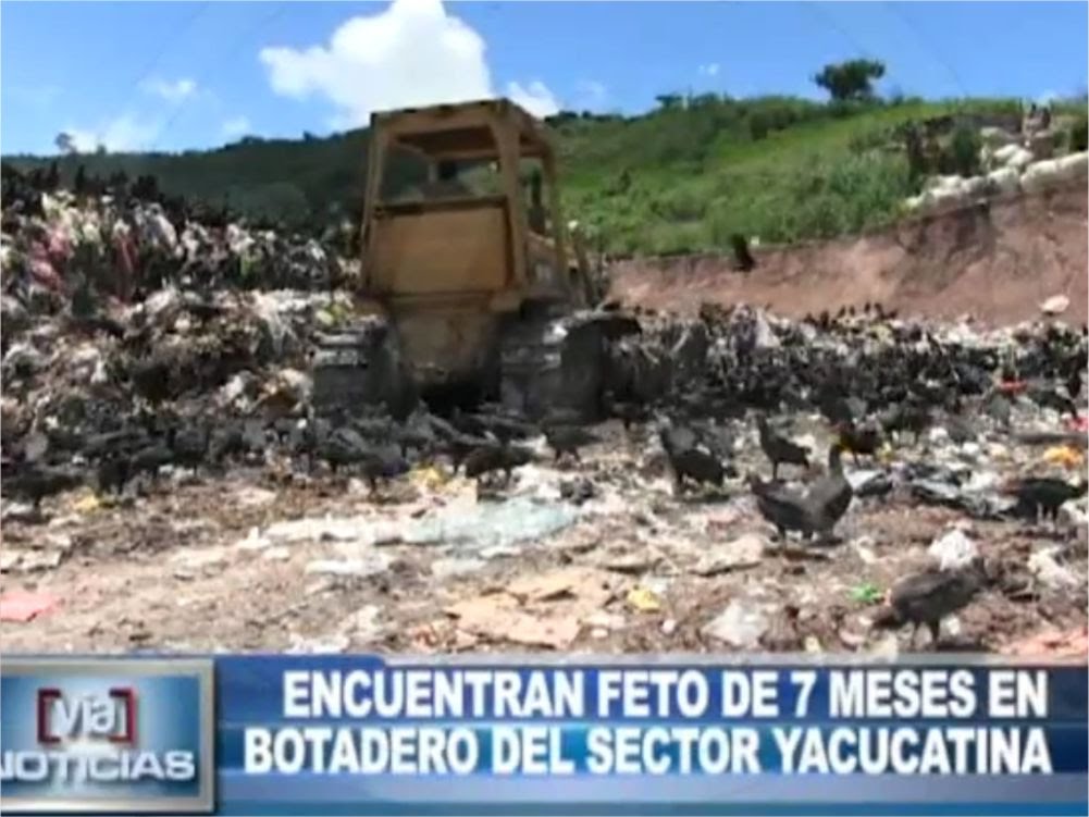 Tarapoto: Encuentran feto de 7 meses en botadero del sector Yacucatina Tarapoto: Encuentran feto de 7 meses en botadero del sector Yacucatina