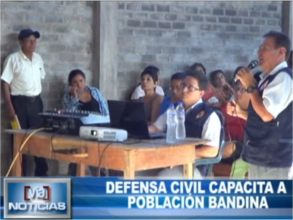 Defensa Civil capacita a población de la Banda de Shilcayo Defensa Civil capacita a población de la Banda de Shilcayo