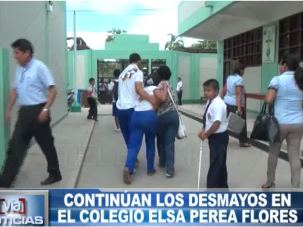 Continúan los desmayos en el colegio Elsa Perea Flores