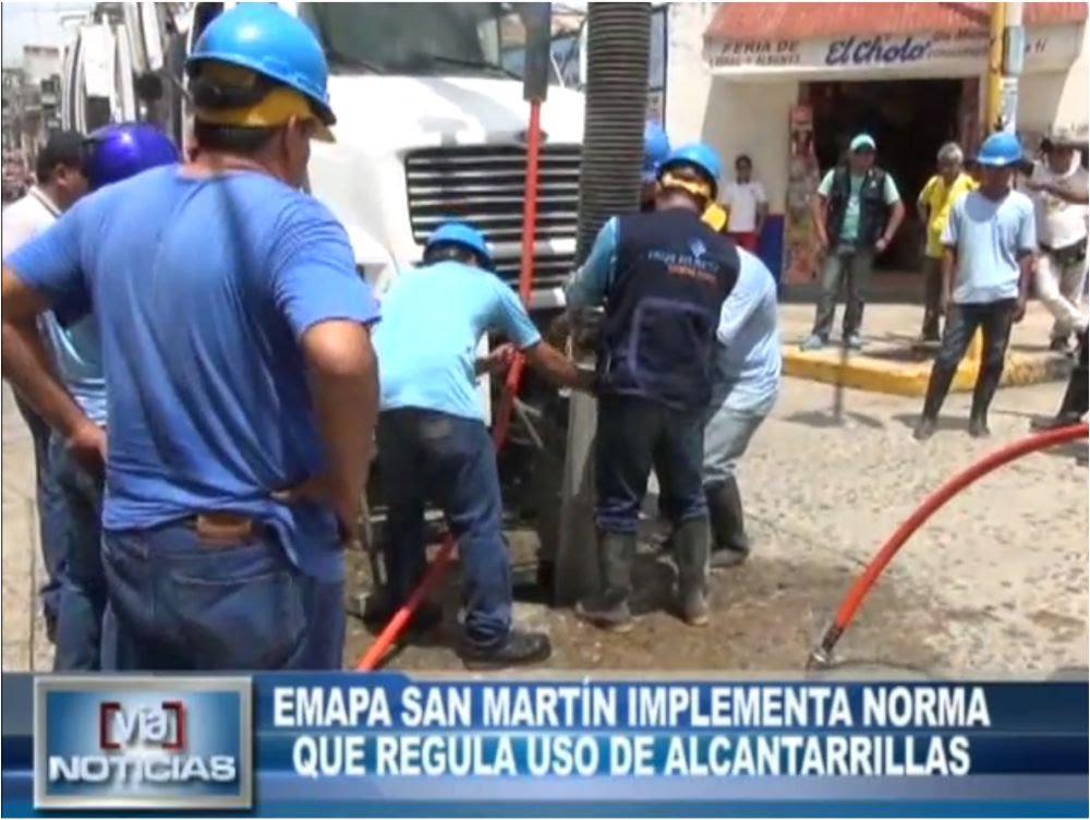 EMAPA San Martin implementa norma que regula uso de alcantarillas EMAPA San Martin implementa norma que regula uso de alcantarillas