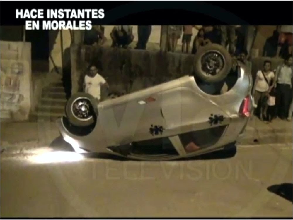 Morales: Accidente de tránsito deja daños materiales Morales: Accidente de tránsito deja daños materiales