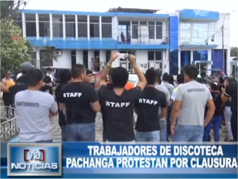 Morales: Trabajadores de discoteca Pachanga protestan por clausura