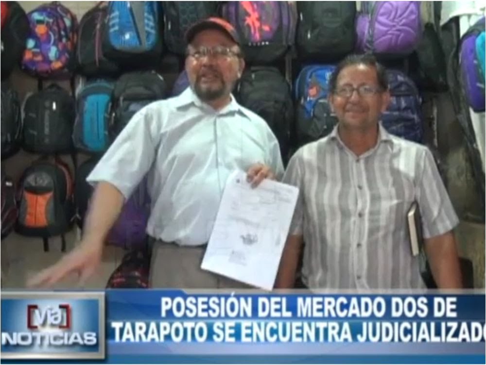 Posesión del mercado dos de Tarapoto se encuentra judicializado