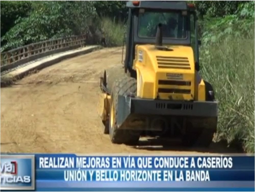 Realizan mejoras en vía que conduce a caseríos  Unión y Bello Horizonte en La Banda