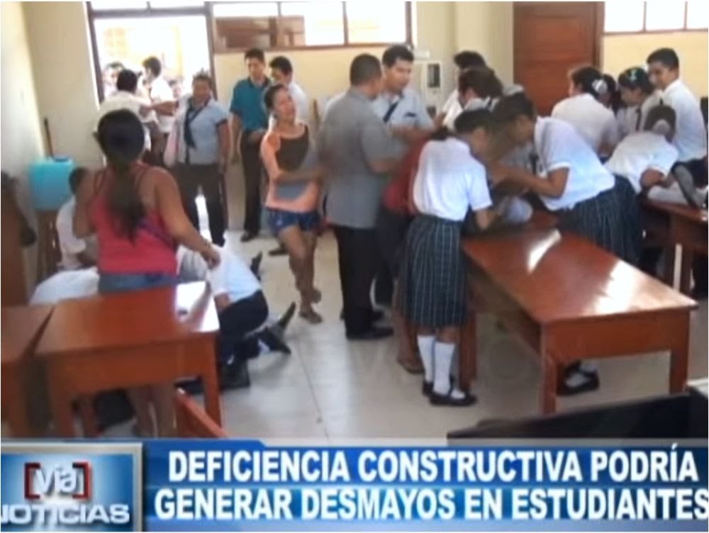 Tarapoto: Deficiencia constructiva podría generar desmayos en estudiantes Tarapoto: Deficiencia constructiva podría generar desmayos en estudiantes