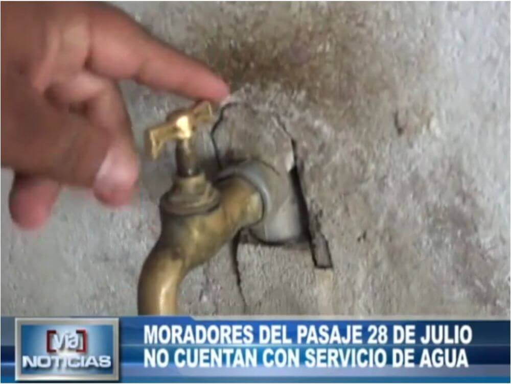 Tarapoto: Moradores del pasaje 28 de Julio no cuentan con servicio de agua