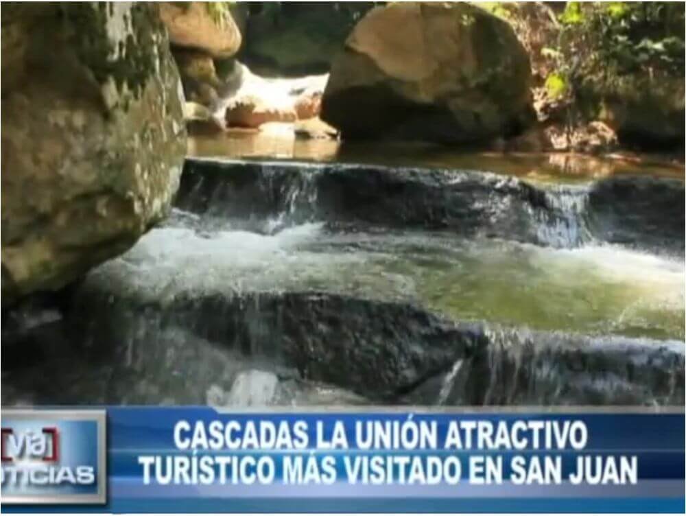 Cascadas La Unión atractivo turístico más visitado en San Juan Cascadas La Unión atractivo turístico más visitado en San Juan
