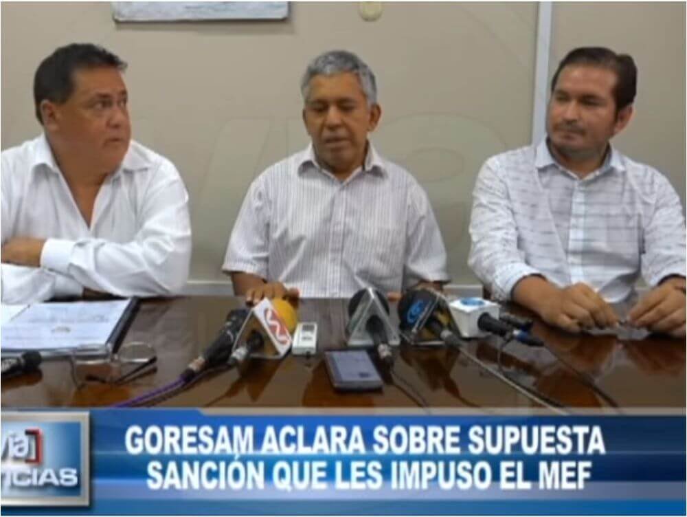 GORESAM aclara sobre supuesta sanción que les impuso el MEF GORESAM aclara sobre supuesta sanción que les impuso el MEF