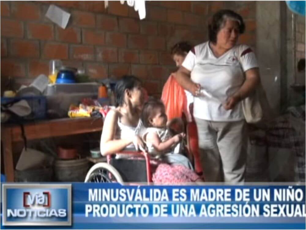 Minusválida es madre de un niño producto de una agresión sexual Minusválida es madre de un niño producto de una agresión sexual