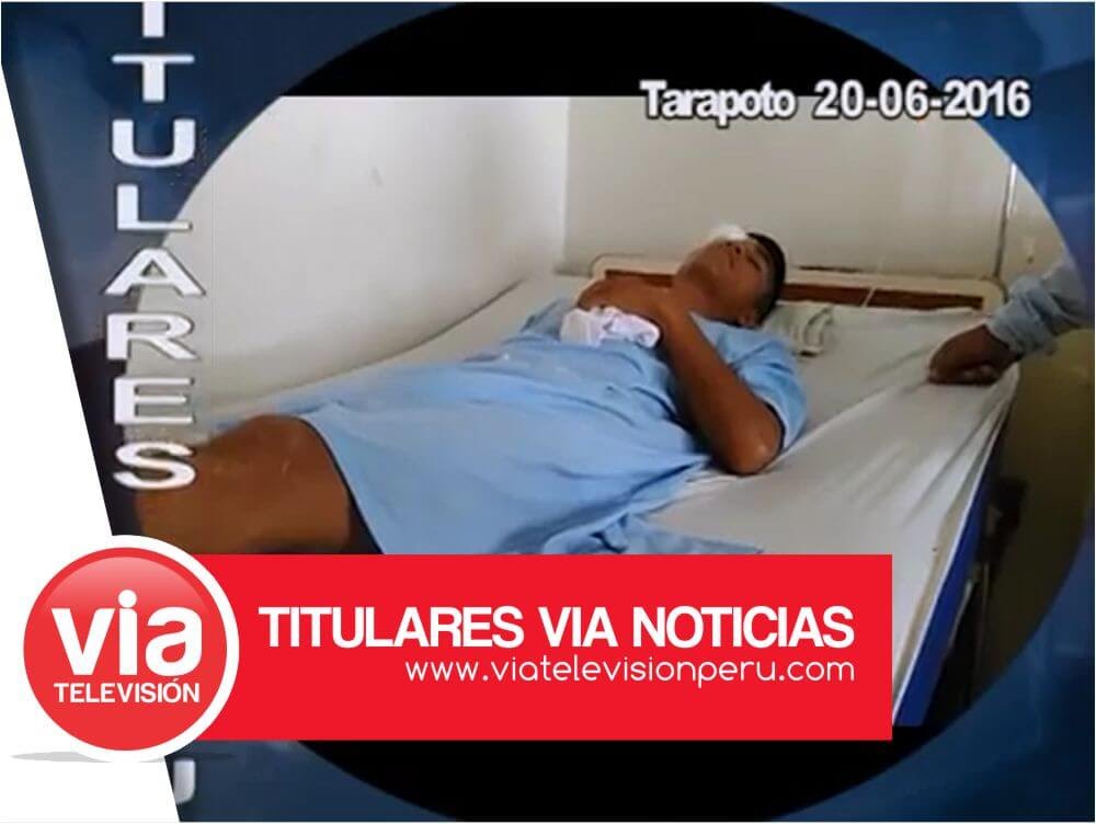 Titulares: lunes 20 de Junio del 2016 – Tarapoto