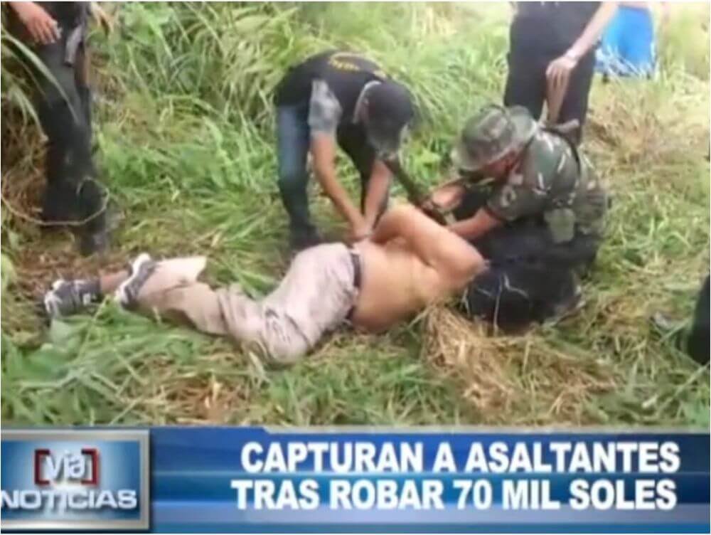 Tocache: Capturan a asaltantes tras robar 70 mil soles Tocache: Capturan a asaltantes tras robar 70 mil soles