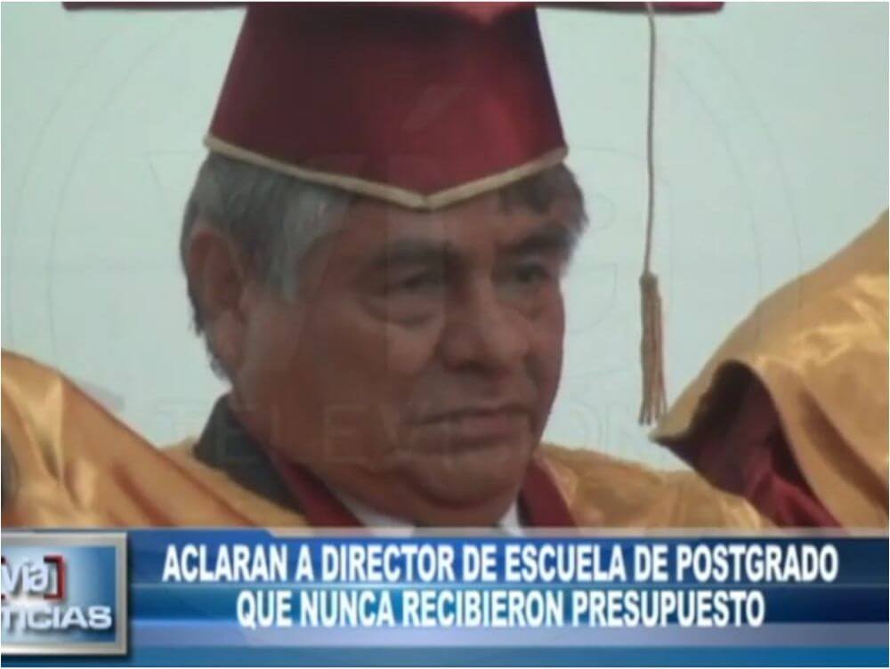 Aclaran a director de escuela de postgrado que nunca recibieron presupuesto Aclaran a director de escuela de postgrado que nunca recibieron presupuesto