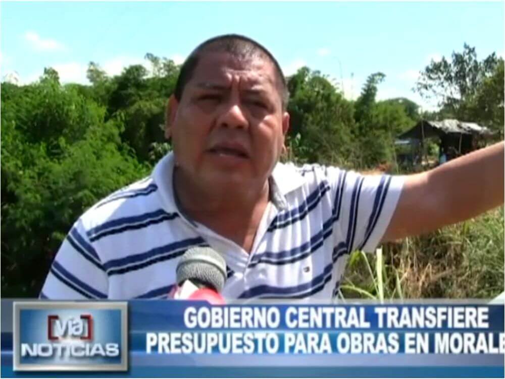 Gobierno central transfiere presupuesto para obras en Morales