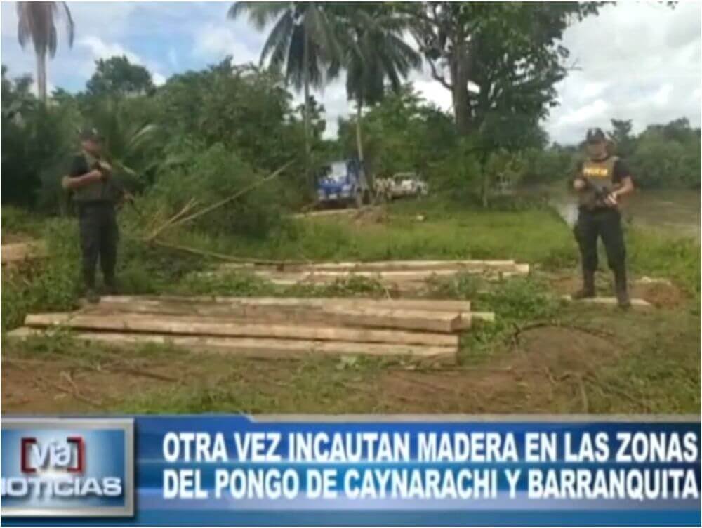 Otra vez incautan madera en las zonas del pongo de Caynarachi y Barranquita Otra vez incautan madera en las zonas del pongo de Caynarachi y Barranquita