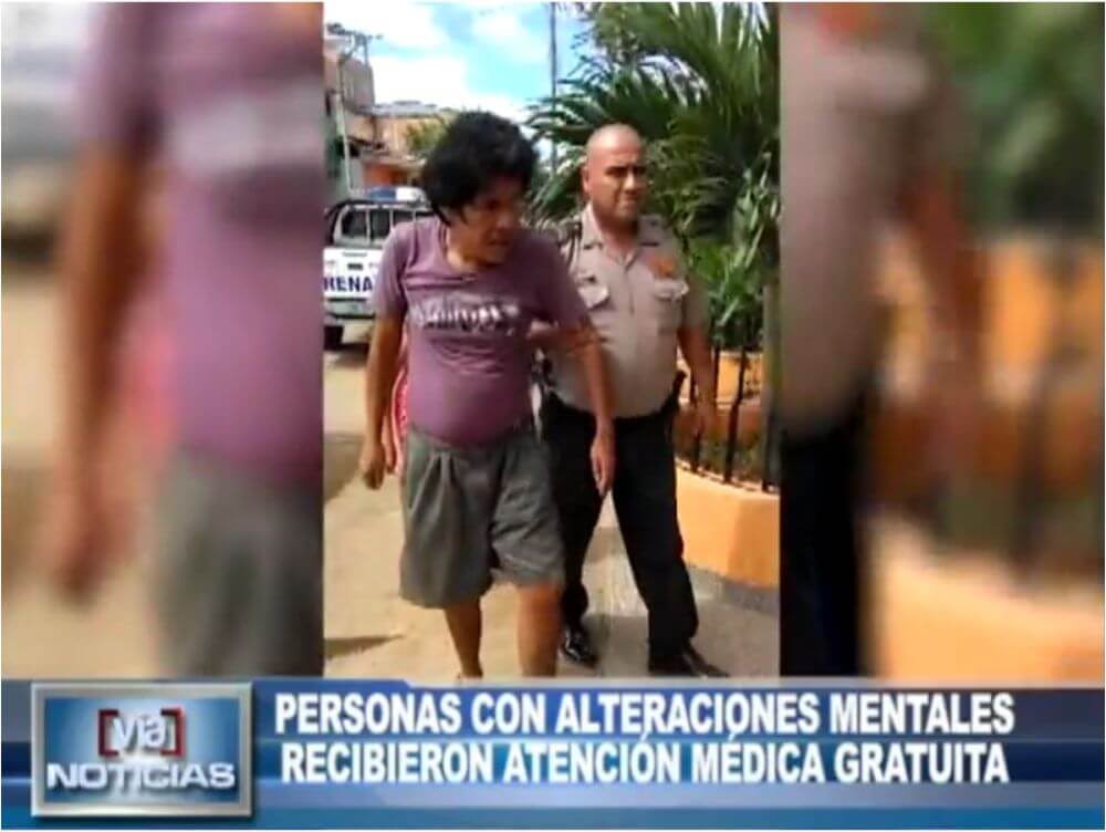 Personas con alteraciones mentales recibieron atención médica gratuita Personas con alteraciones mentales recibieron atención médica gratuita