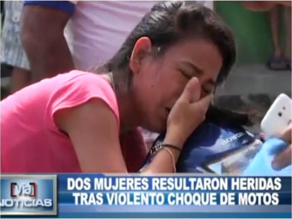 Tarapoto: dos mujeres resultaron heridas tras violento choque de motos Tarapoto: dos mujeres resultaron heridas tras violento choque de motos